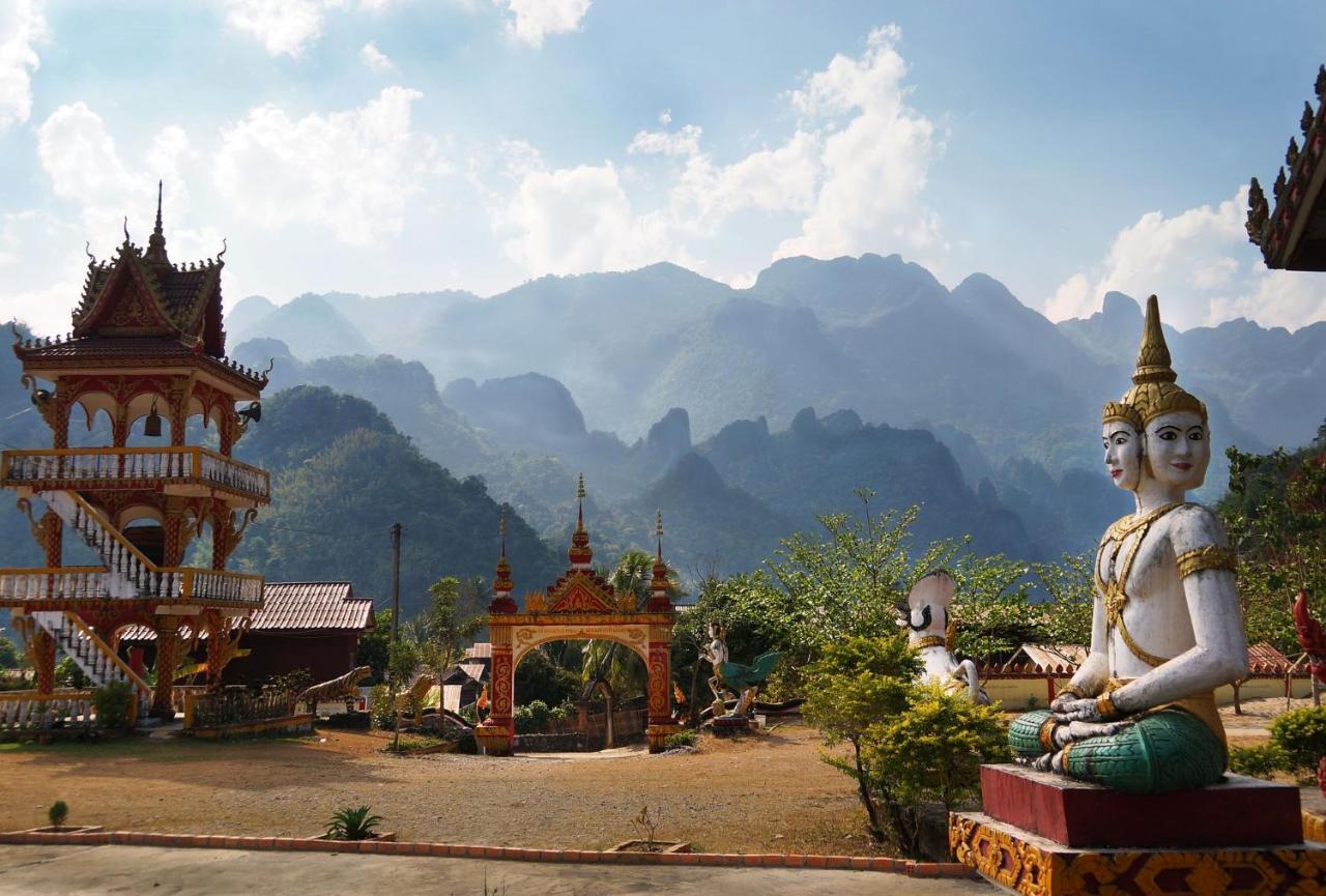 Alisona Hostel Vang Vieng Luaran gambar
